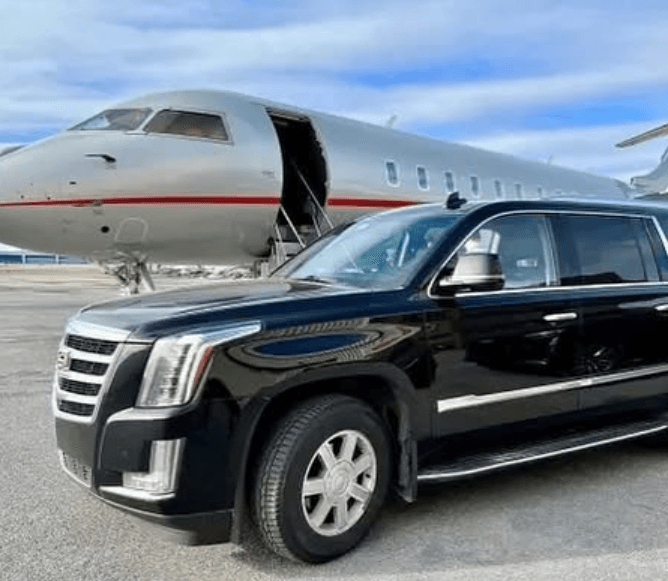 Corporate transportation service in Charlotte NC with professional luxury vehicle service