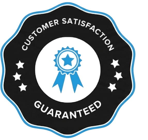 Customer satisfaction guaranteed badge